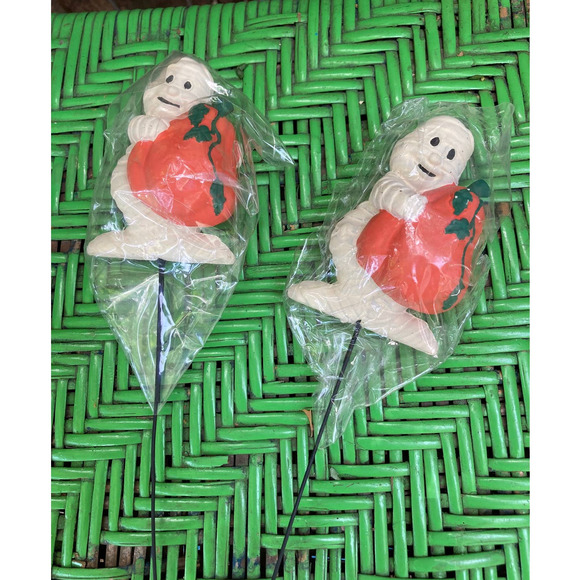 Vintage MUMMY Plant Stakes - Halloween Picks - Spooky Markers - Picture 6 of 7